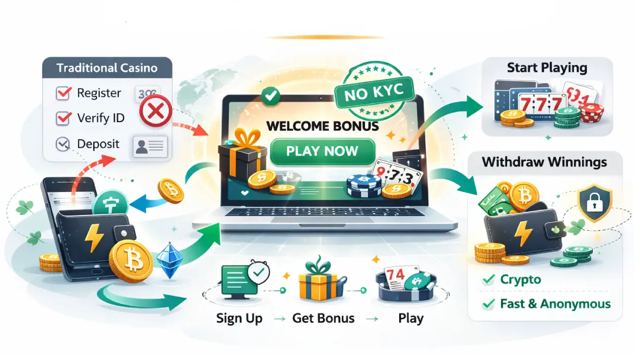 What is a No KYC No Deposit Bonus